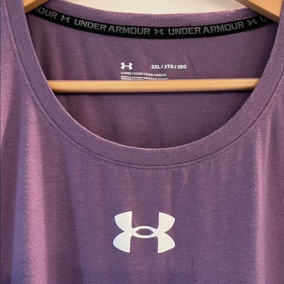 Under Armour Purple Athletic Tank - Picture 4 of 8